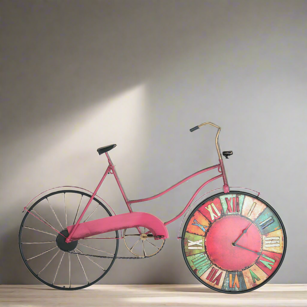 Vintage Cycle With Clock