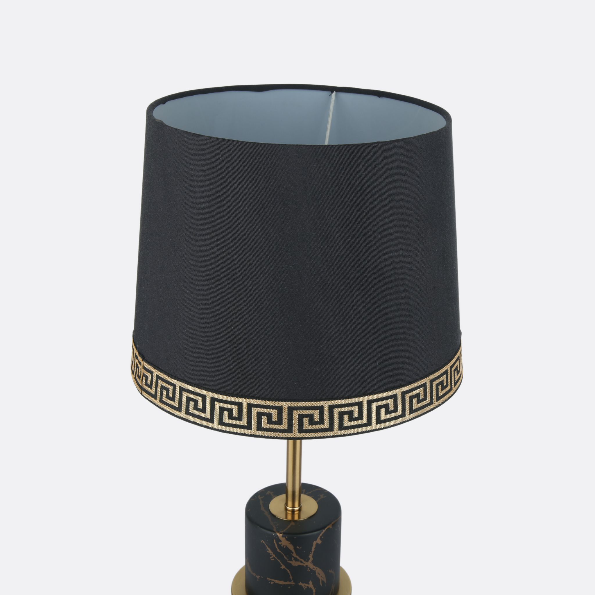Versace Design Black Lamp Shades 12" ( Set Of 2 )