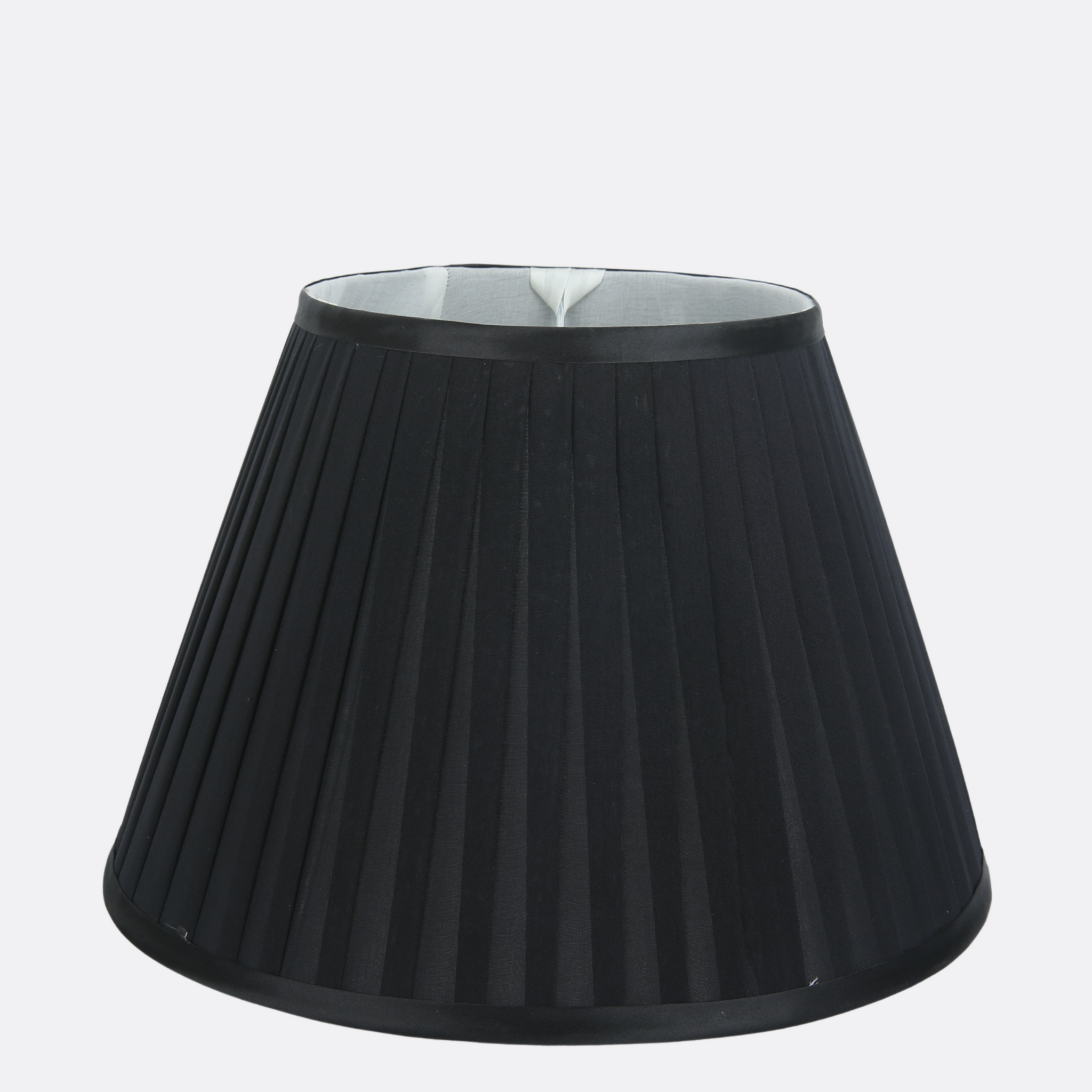 Black Pleated Lamp Shades 14" ( Set Of 2 )
