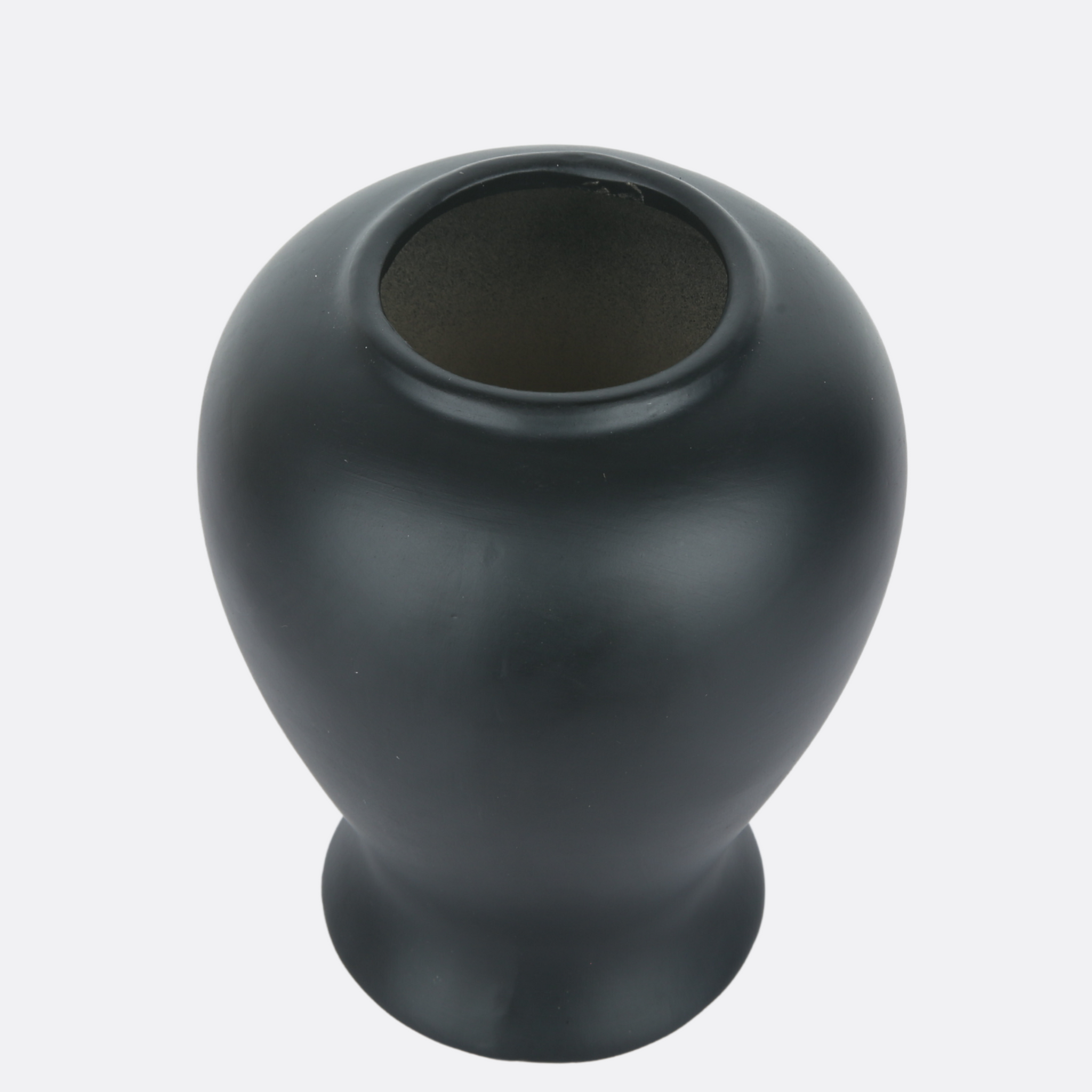Black Mat Ceramic Vase