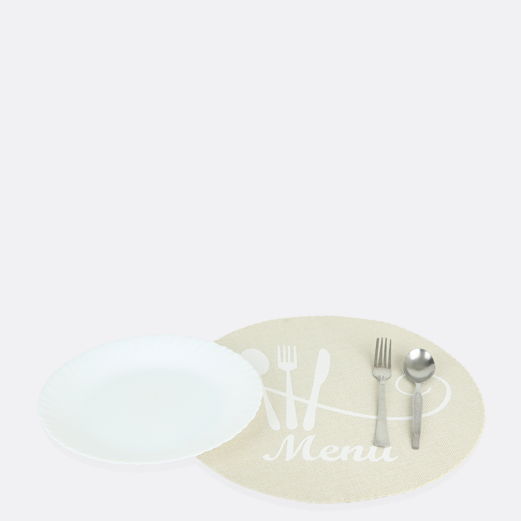 Cutlery Design  place Mats (Set Of 2)