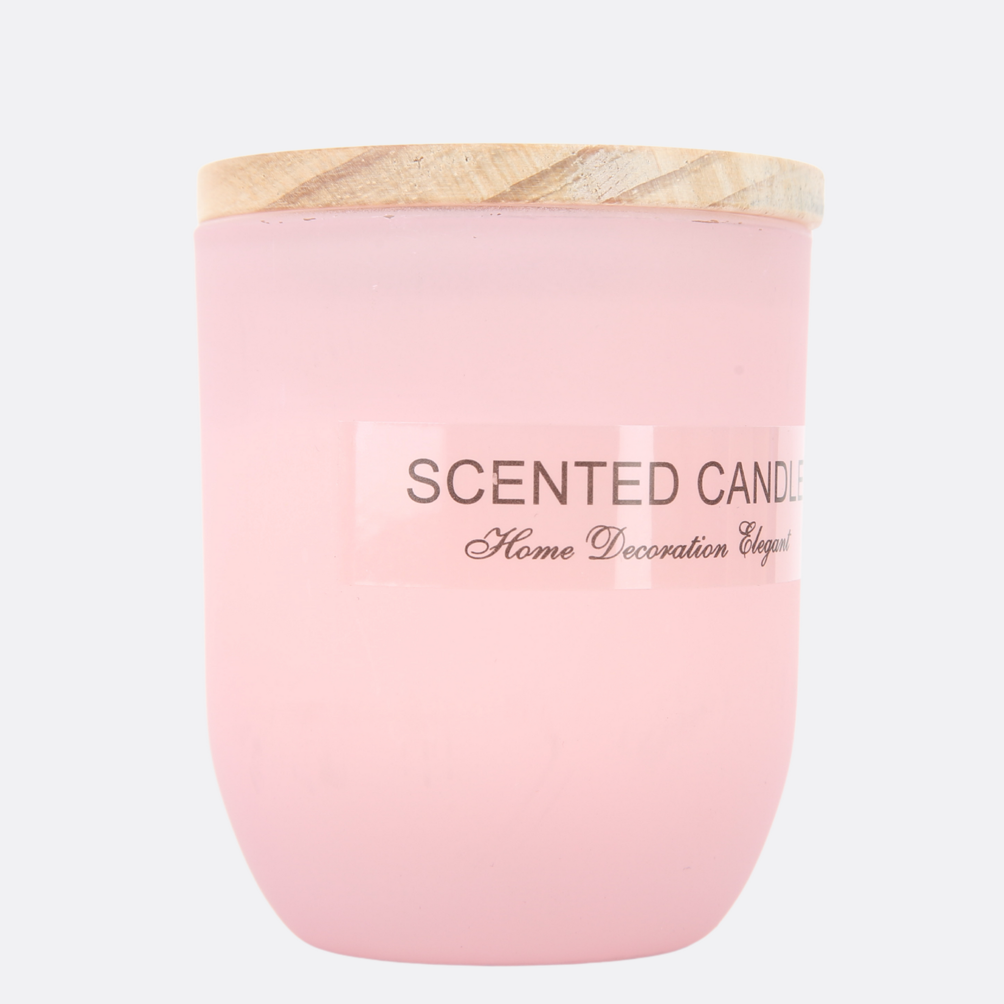 Scented Candle With Wooden Lid