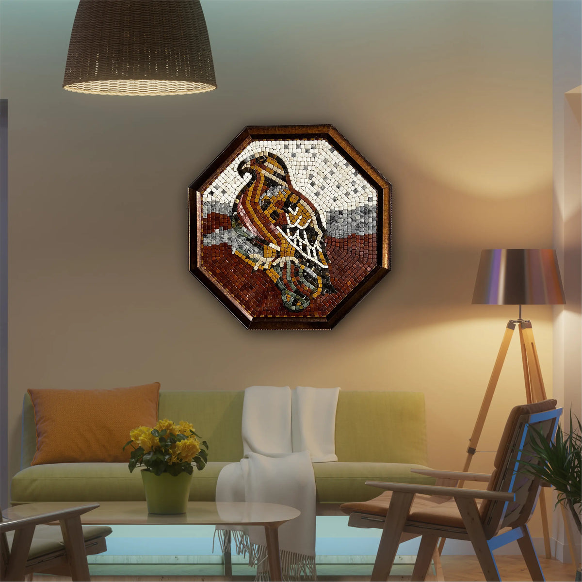 GOLDEN EAGLE - Mosaic By Qureshi's