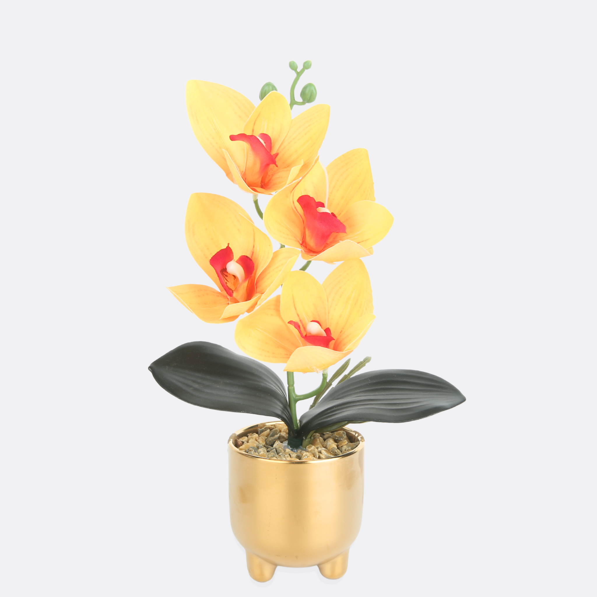 Yellow Luscious Planter In Pot