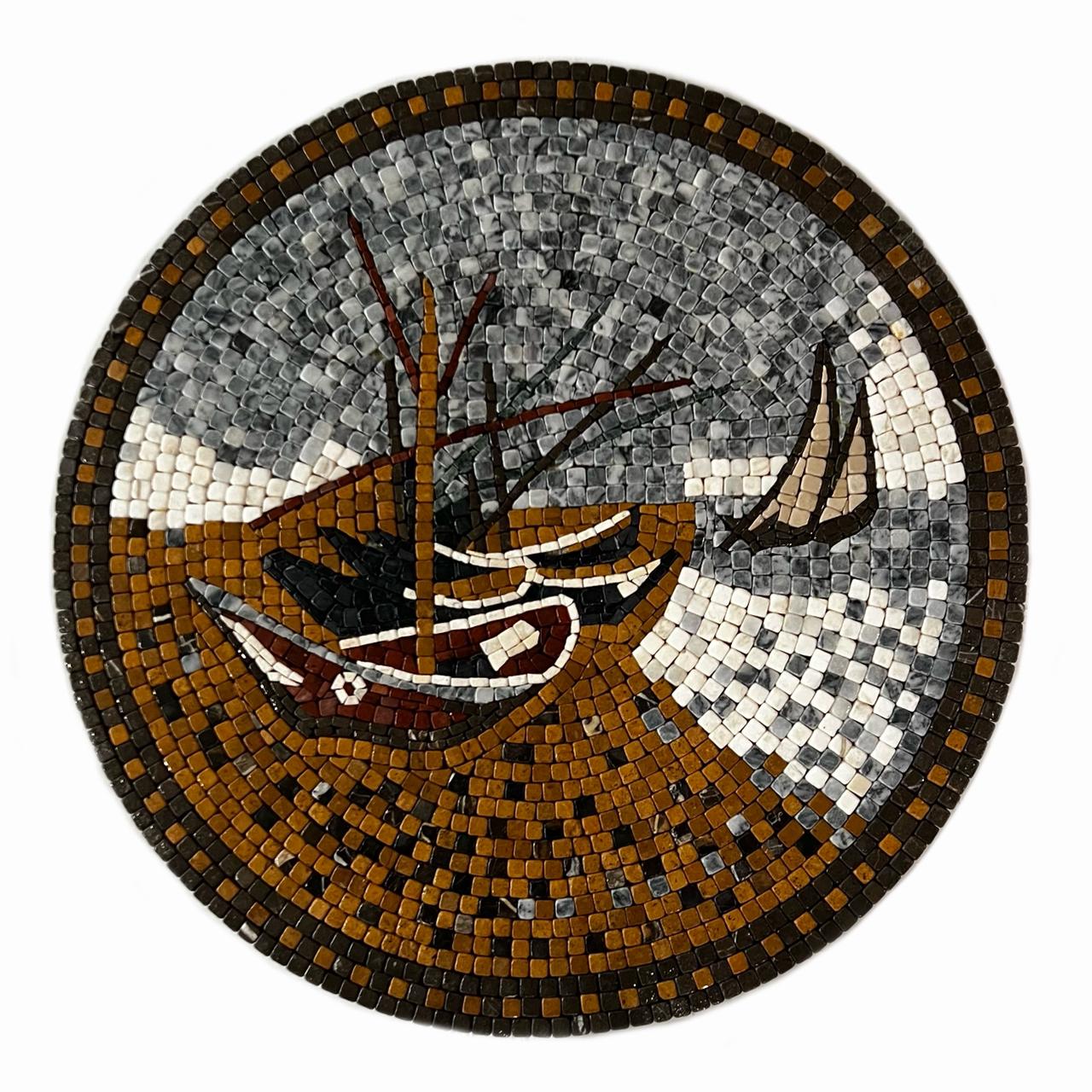 BOAT ON A DEATH RIVER - Mosaic By Qureshi's