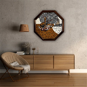 BOAT IN RED RIVER - Mosaic By Qureshi's