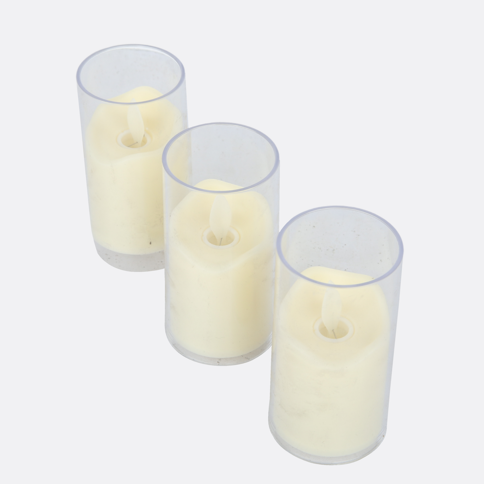 Led Candles ( Set Of 3 )