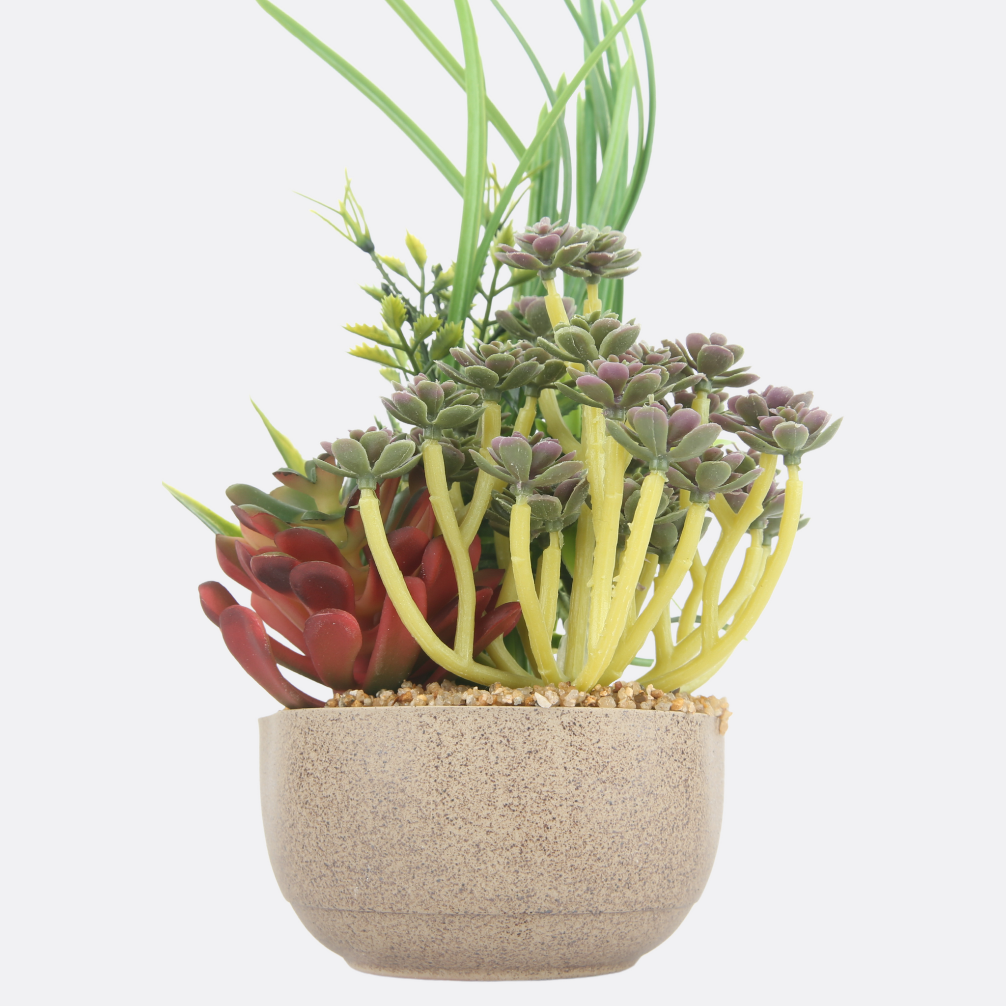 Abstract Plant Arrangement With Ductile Pot