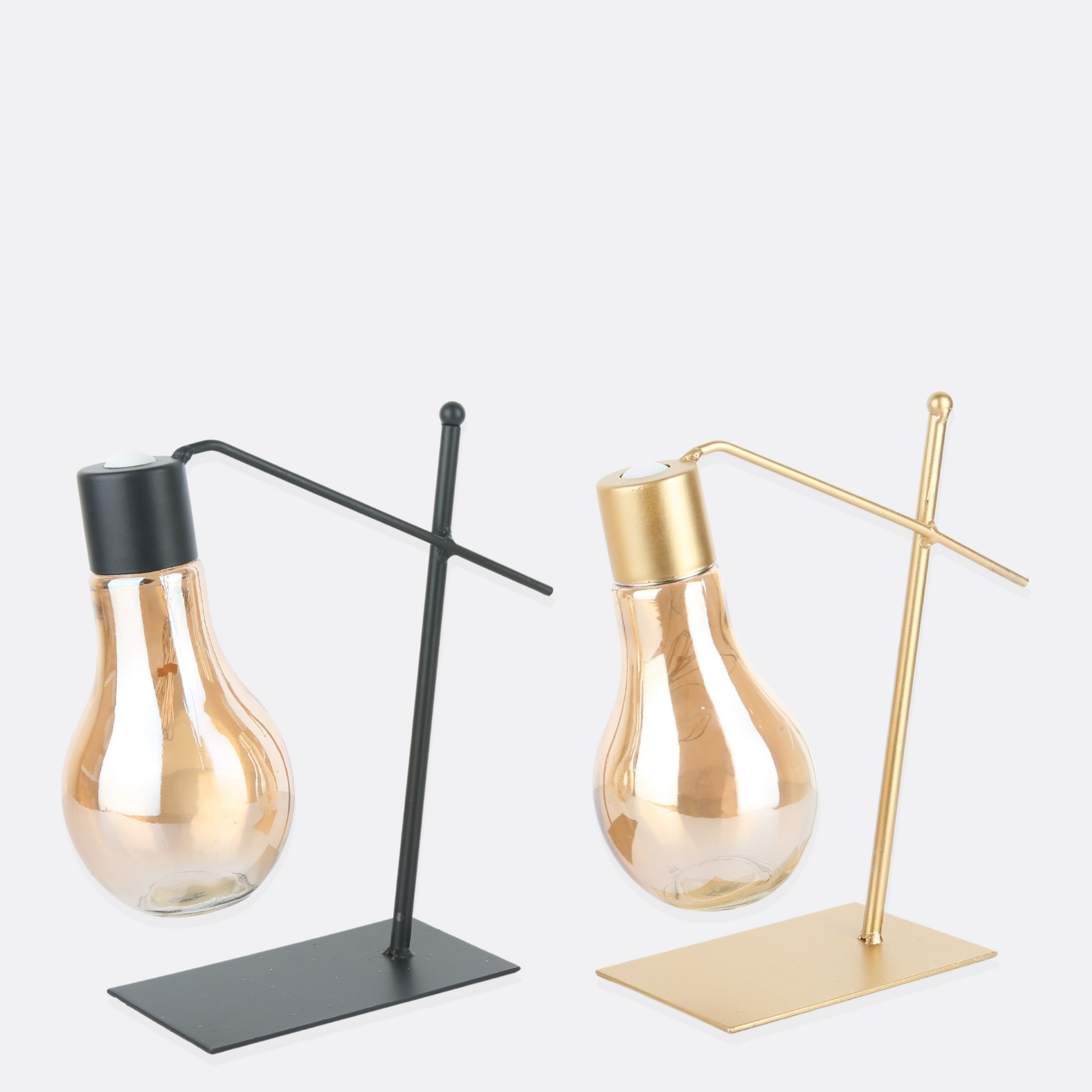 Metallic Led Bulbs With Stand ( Two Colors )