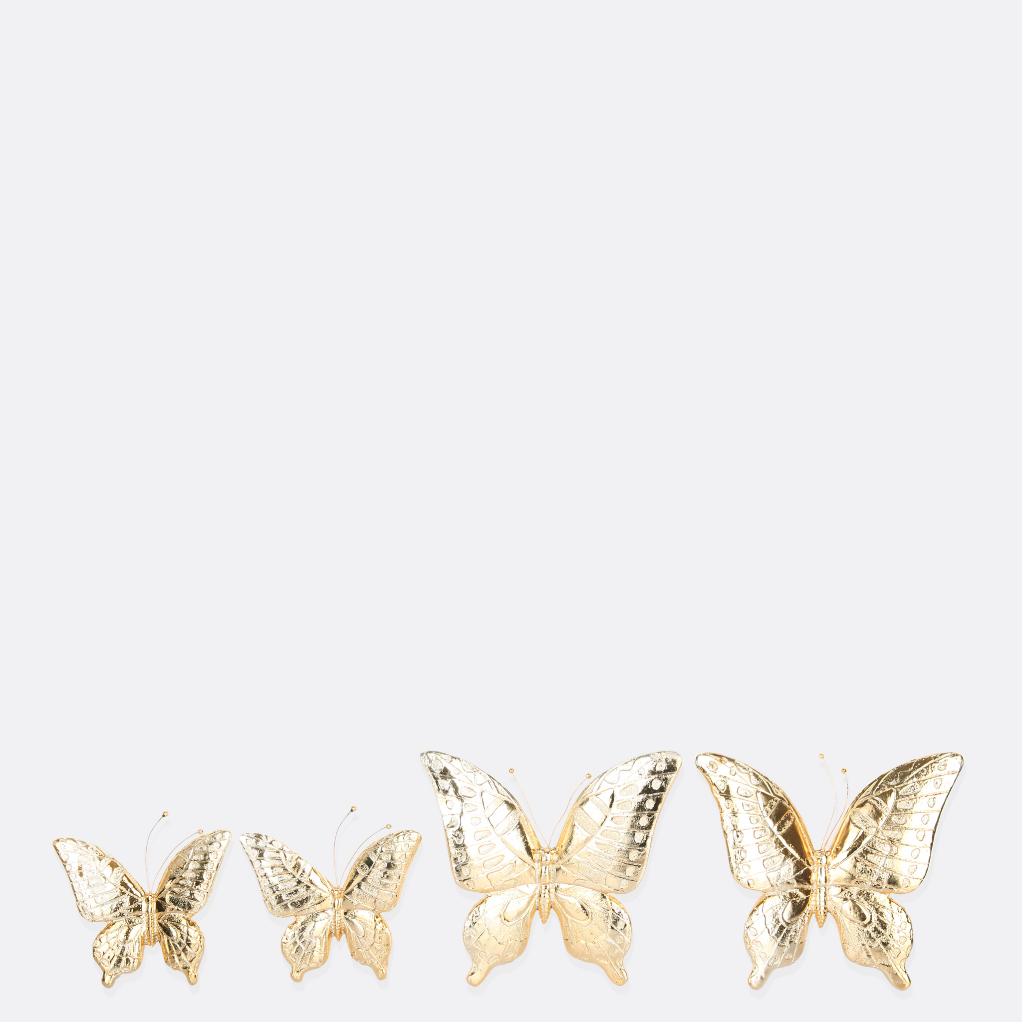 Flight Of butterflies Wall Hanging ( Set of 4 )