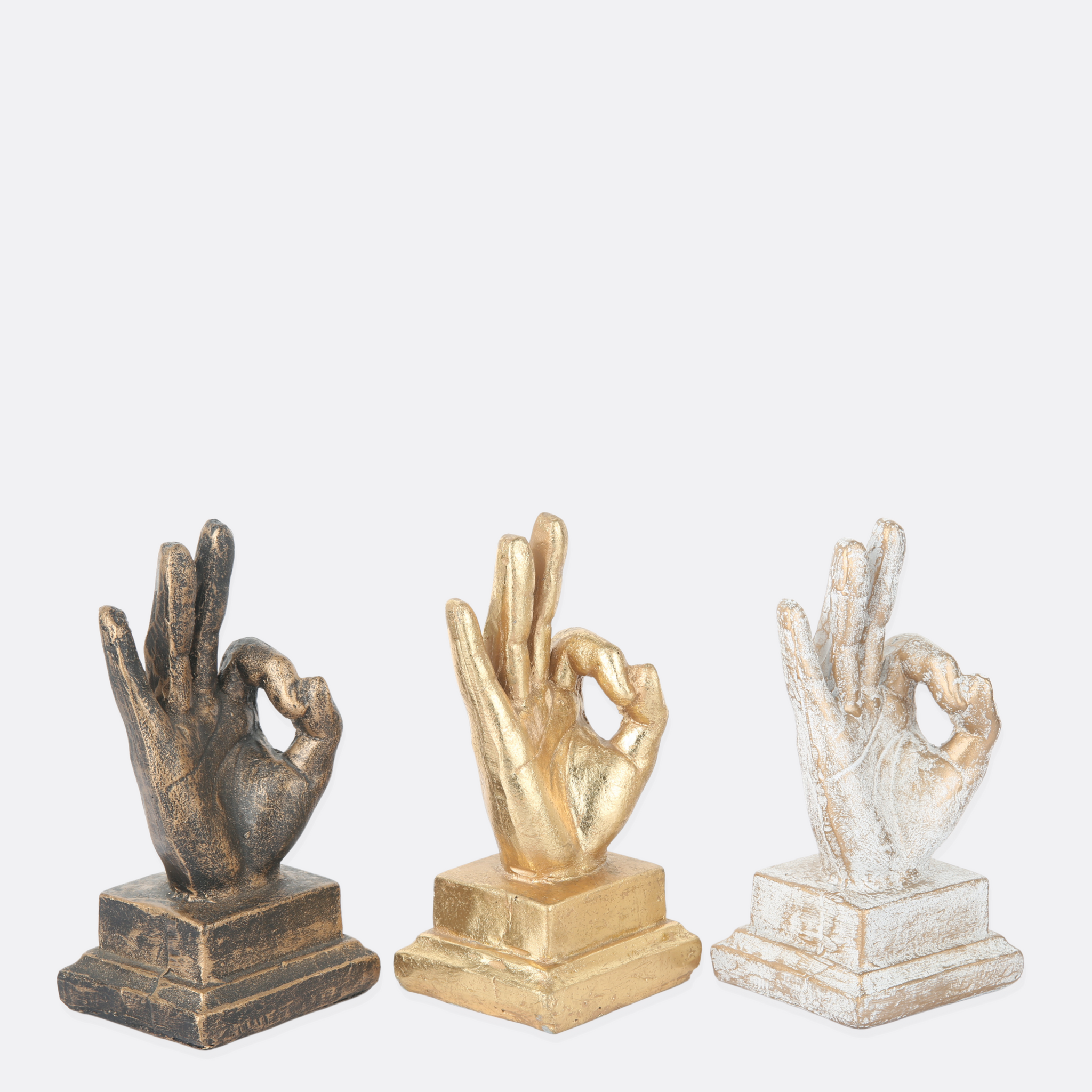 Hand Gesture Sculpture ( 3 Colors )