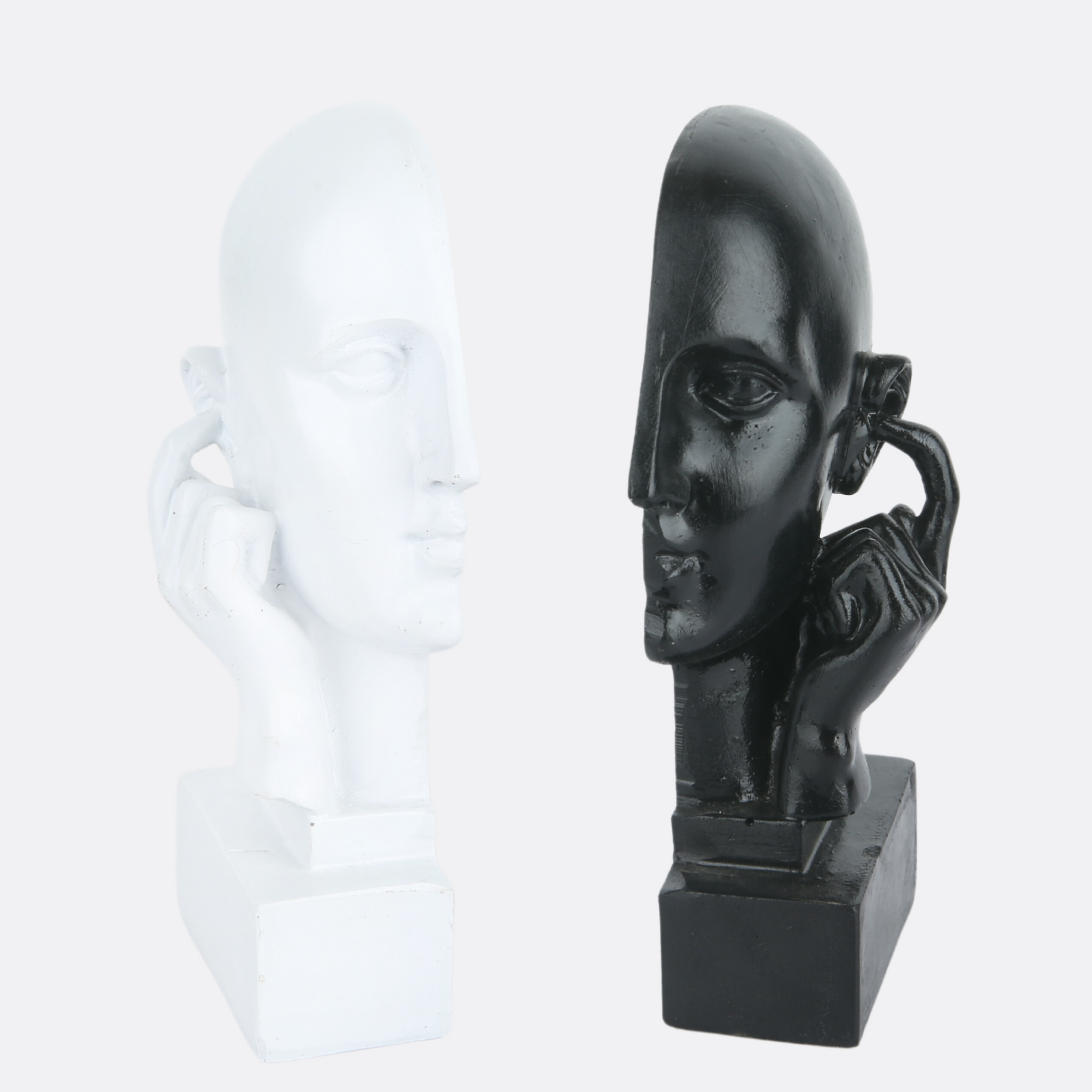 Pensive Bookends