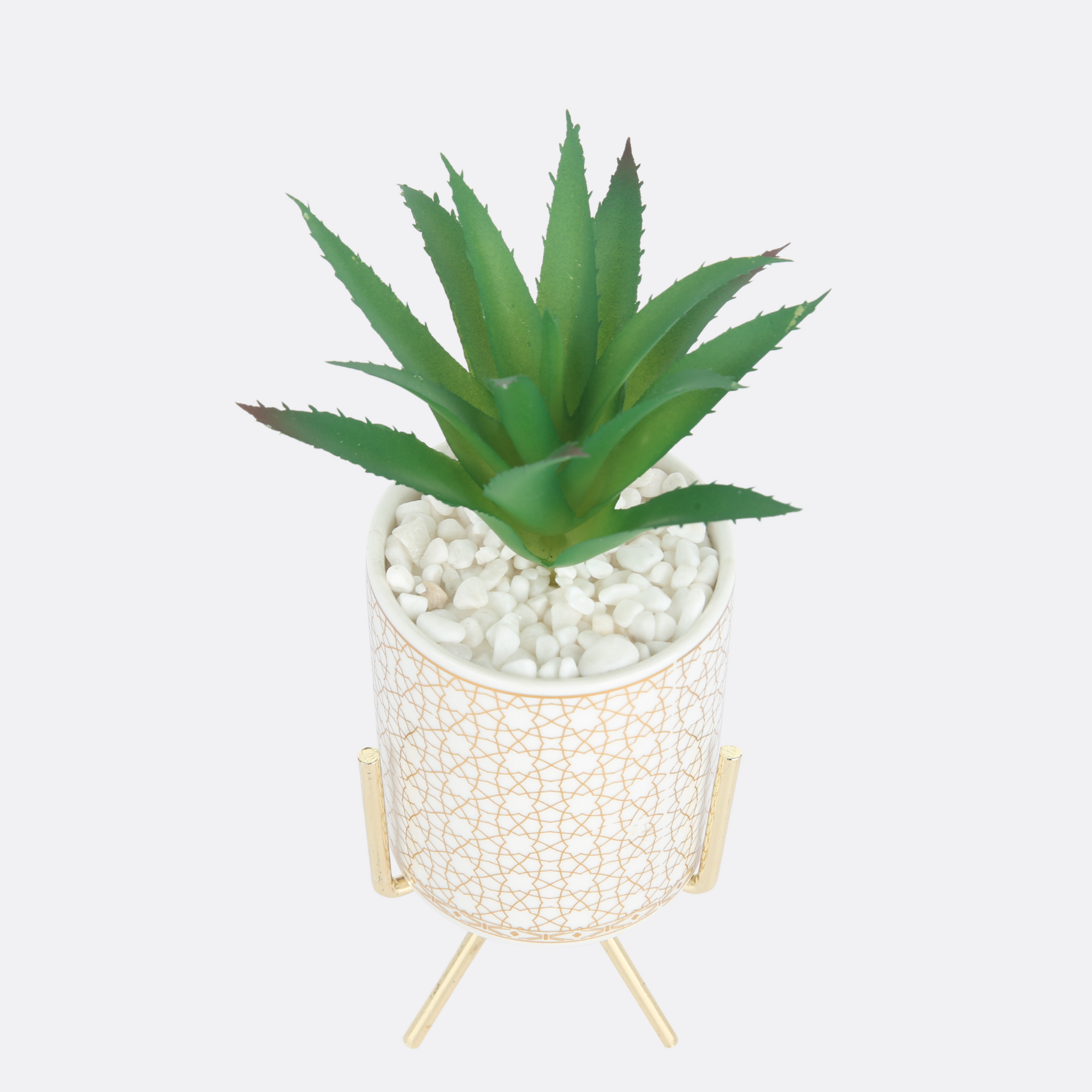 Planter with Wavy Design pot
