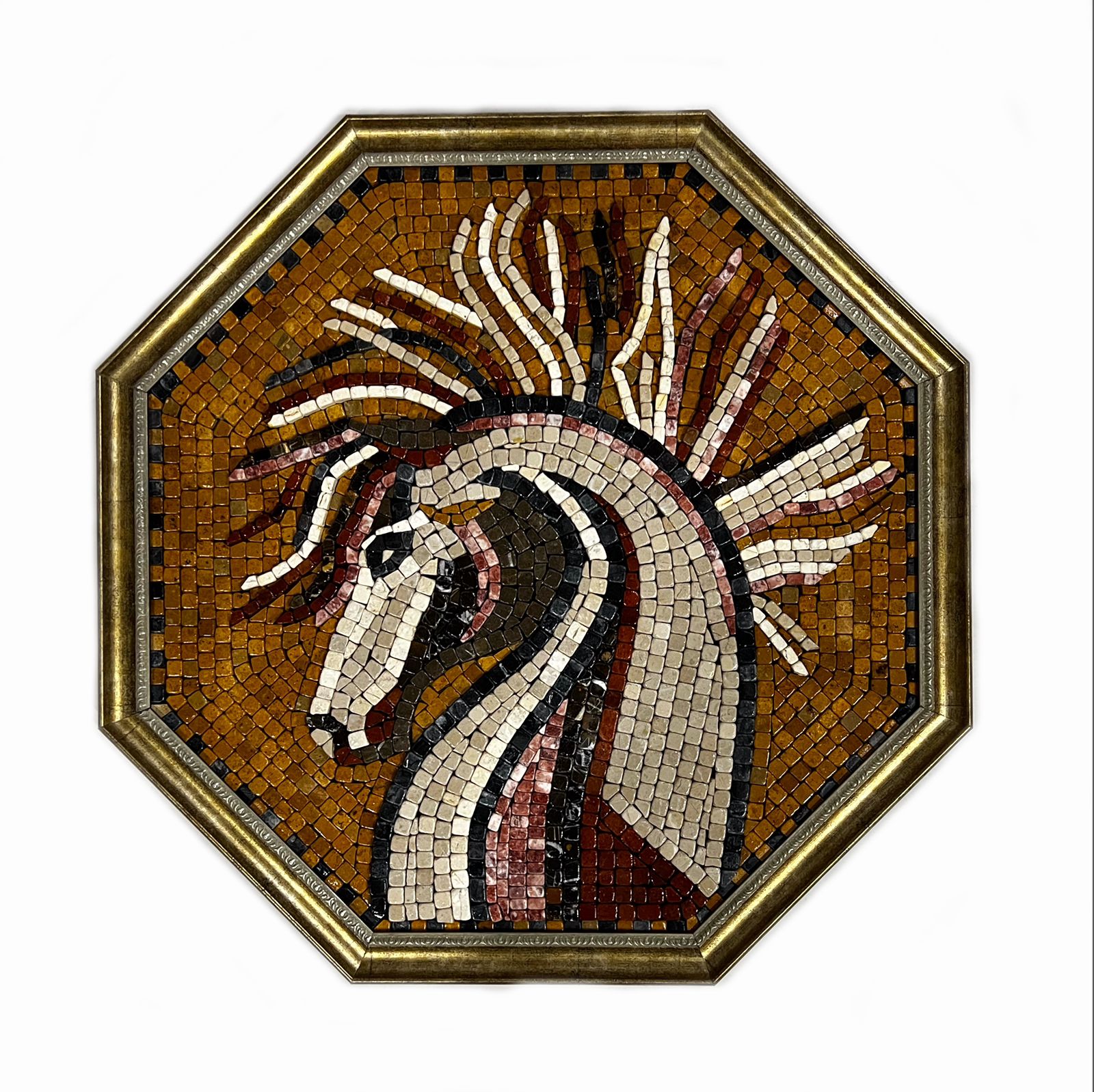 ANDALUSIAN HORSE GOLDEN - Mosaic By Qureshi's