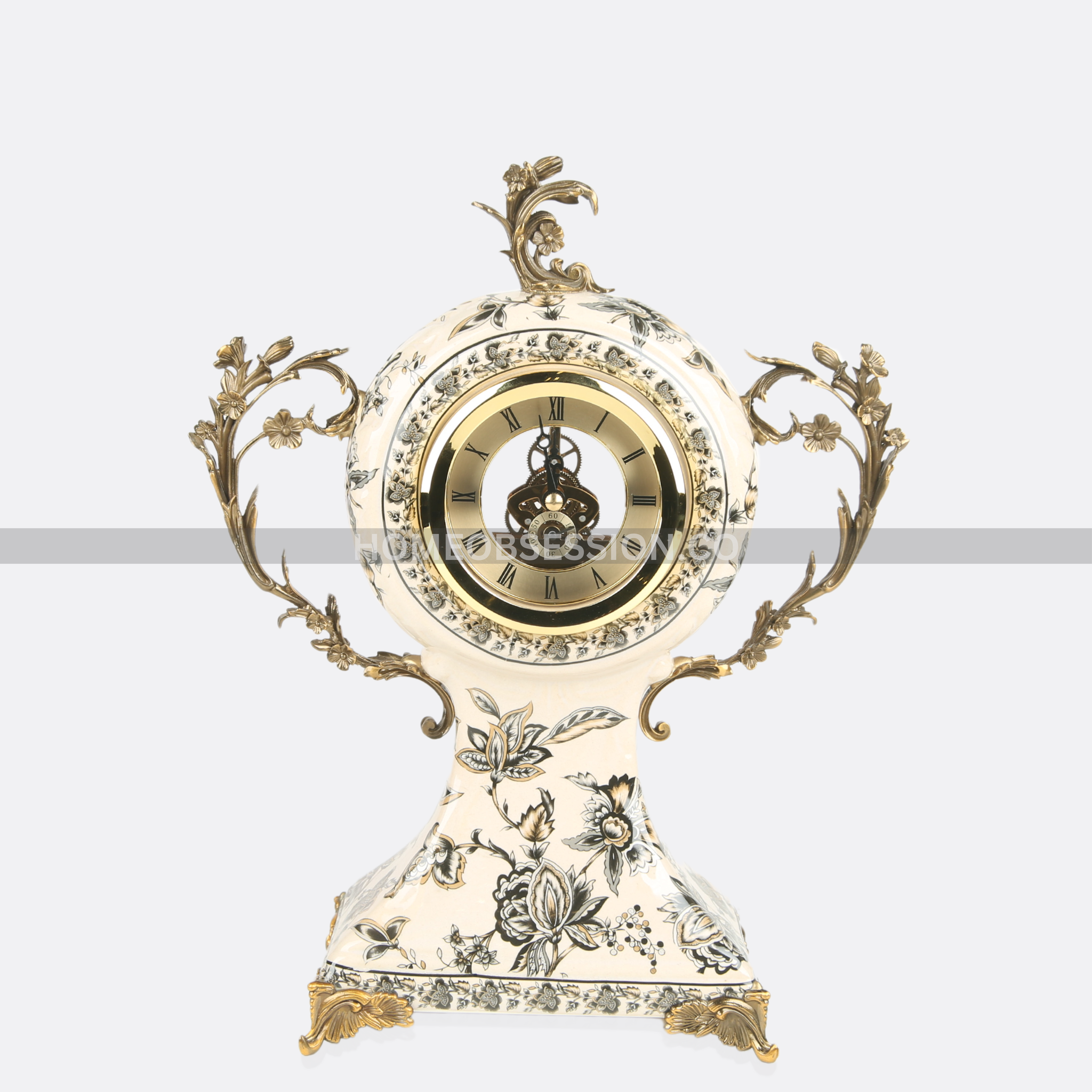 Royal Timepiece With Metallic Base Handles