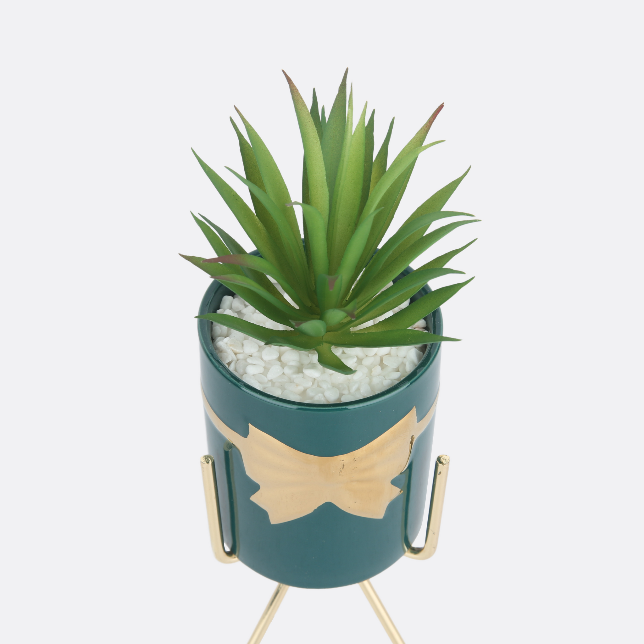 Planter with Bow Design pot