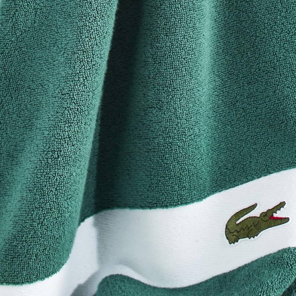 Original Lacoste Towels With Stripe ( 8 Colors )