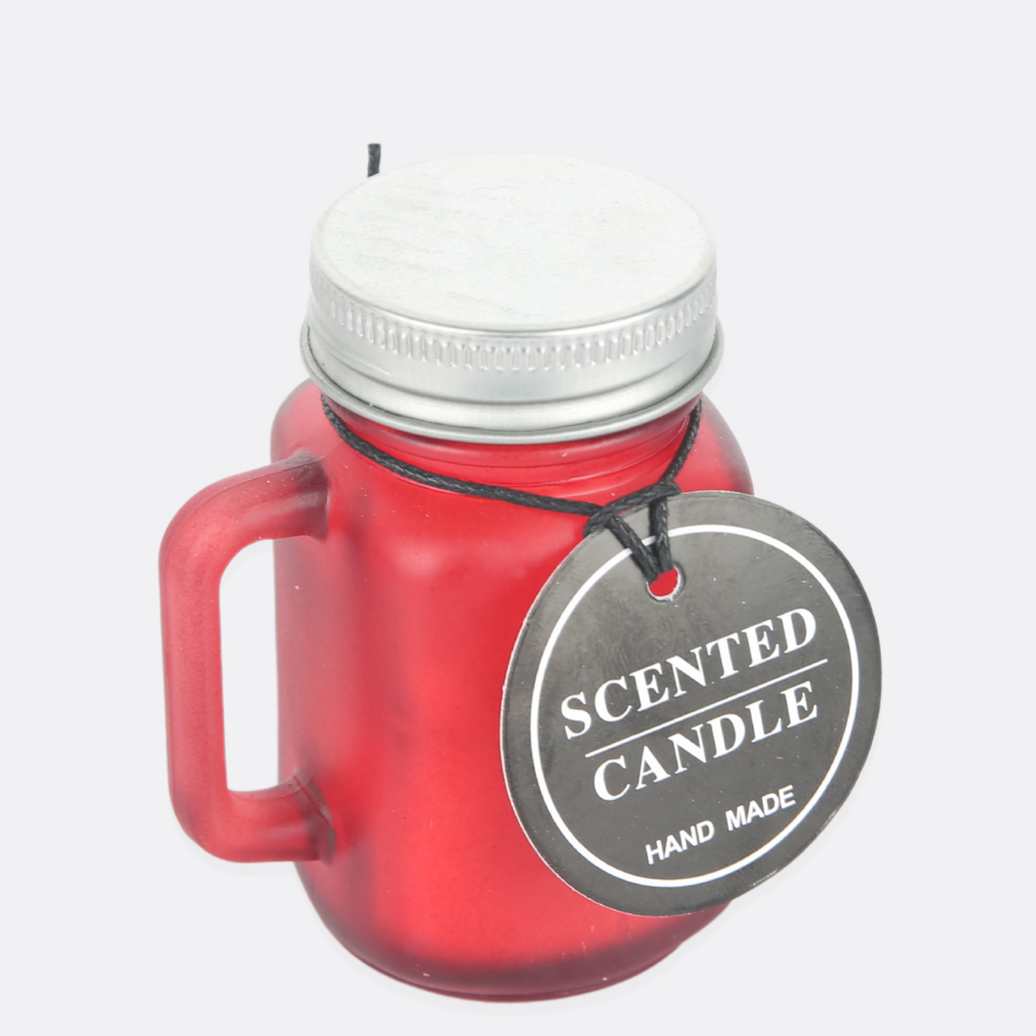 Jar Shaped Scented Candle With Cap ( 4 Colors )
