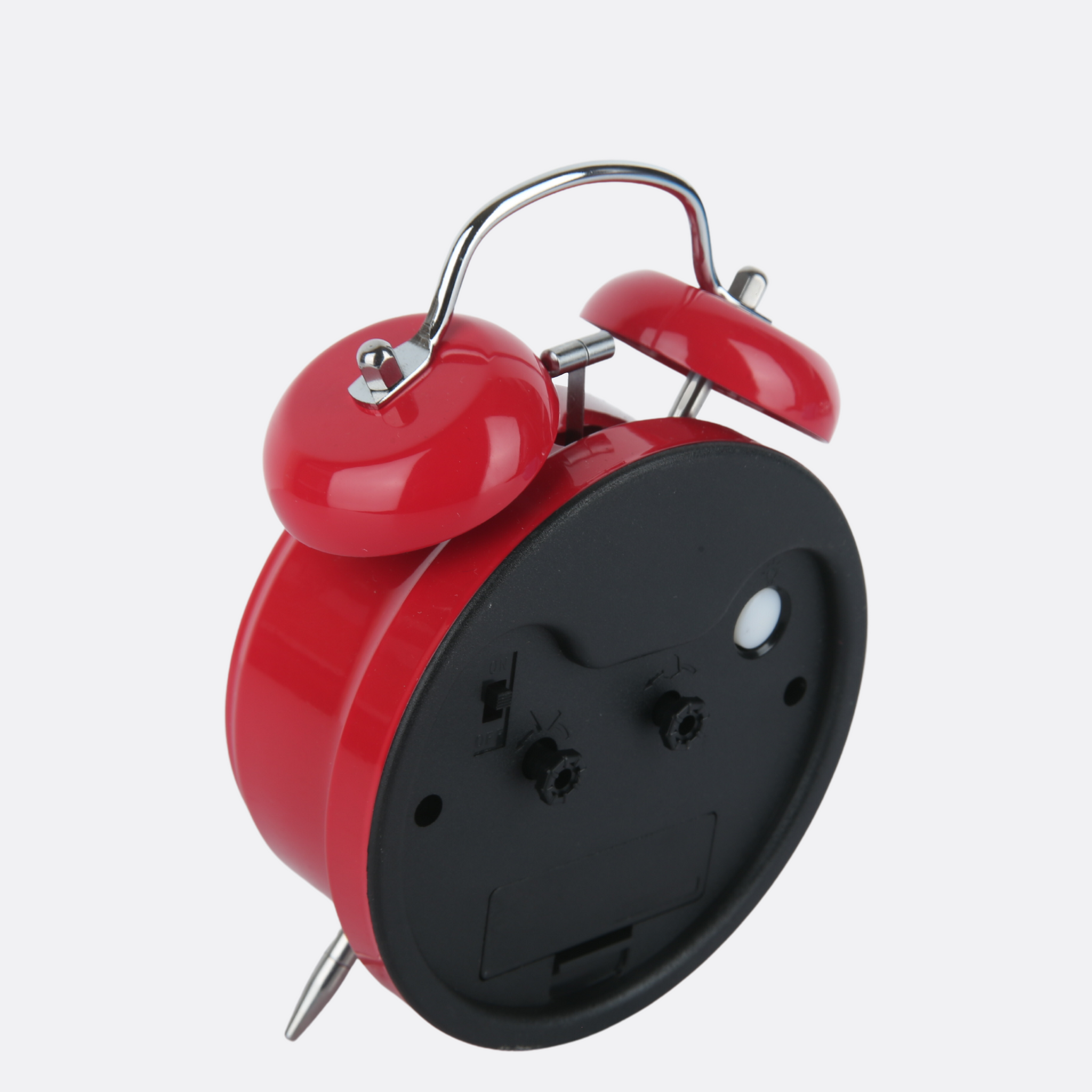 Scarlet Metallic Alarm Clock