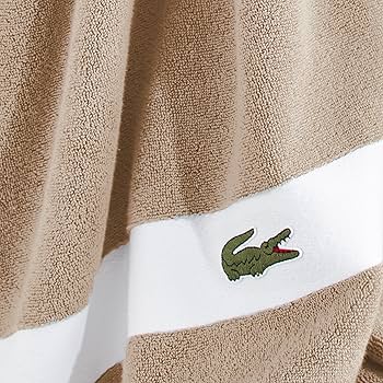 Original Lacoste Towels With Stripe ( 8 Colors )