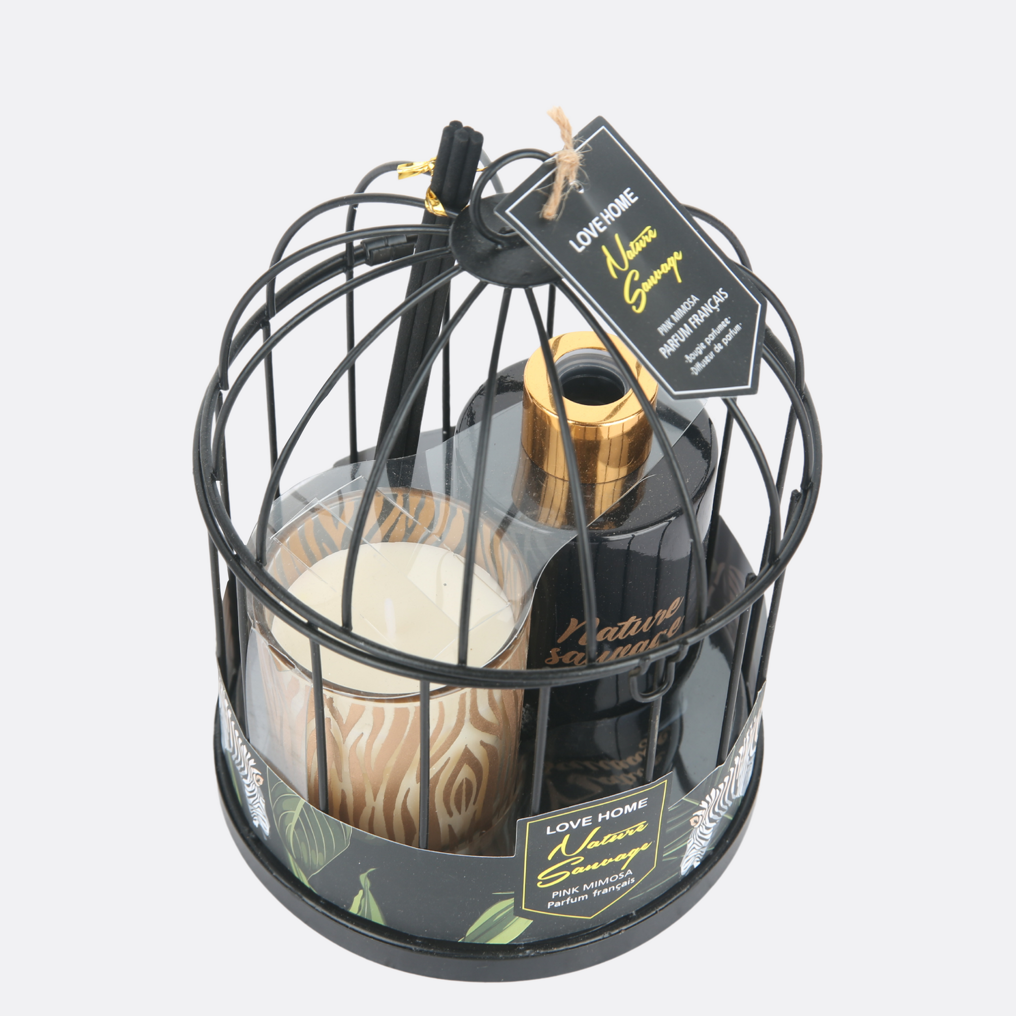 Scoop Aroma Set With Metallic Cage