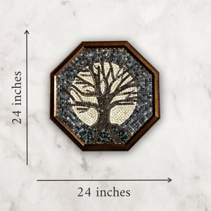 DEATH MOON TREE - Mosaic By Qureshi's