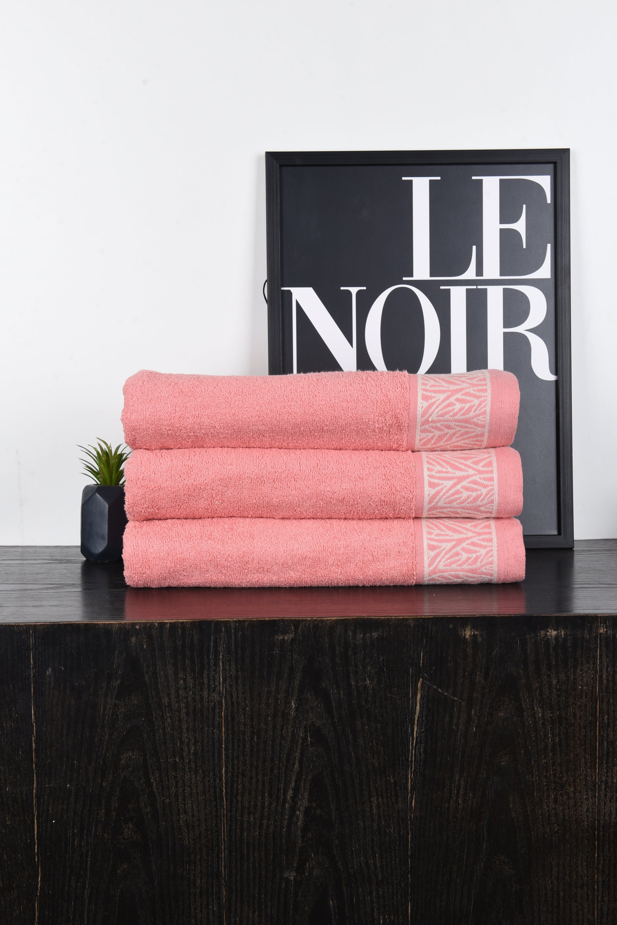 Blushing Jacquard Towel