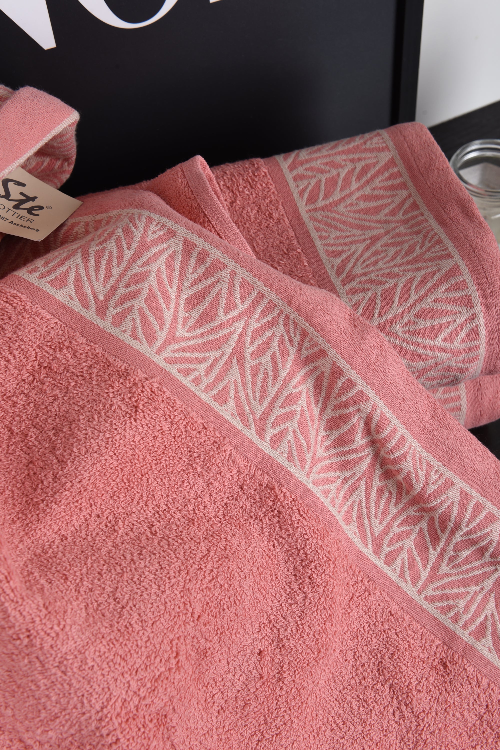 Blushing Jacquard Towel