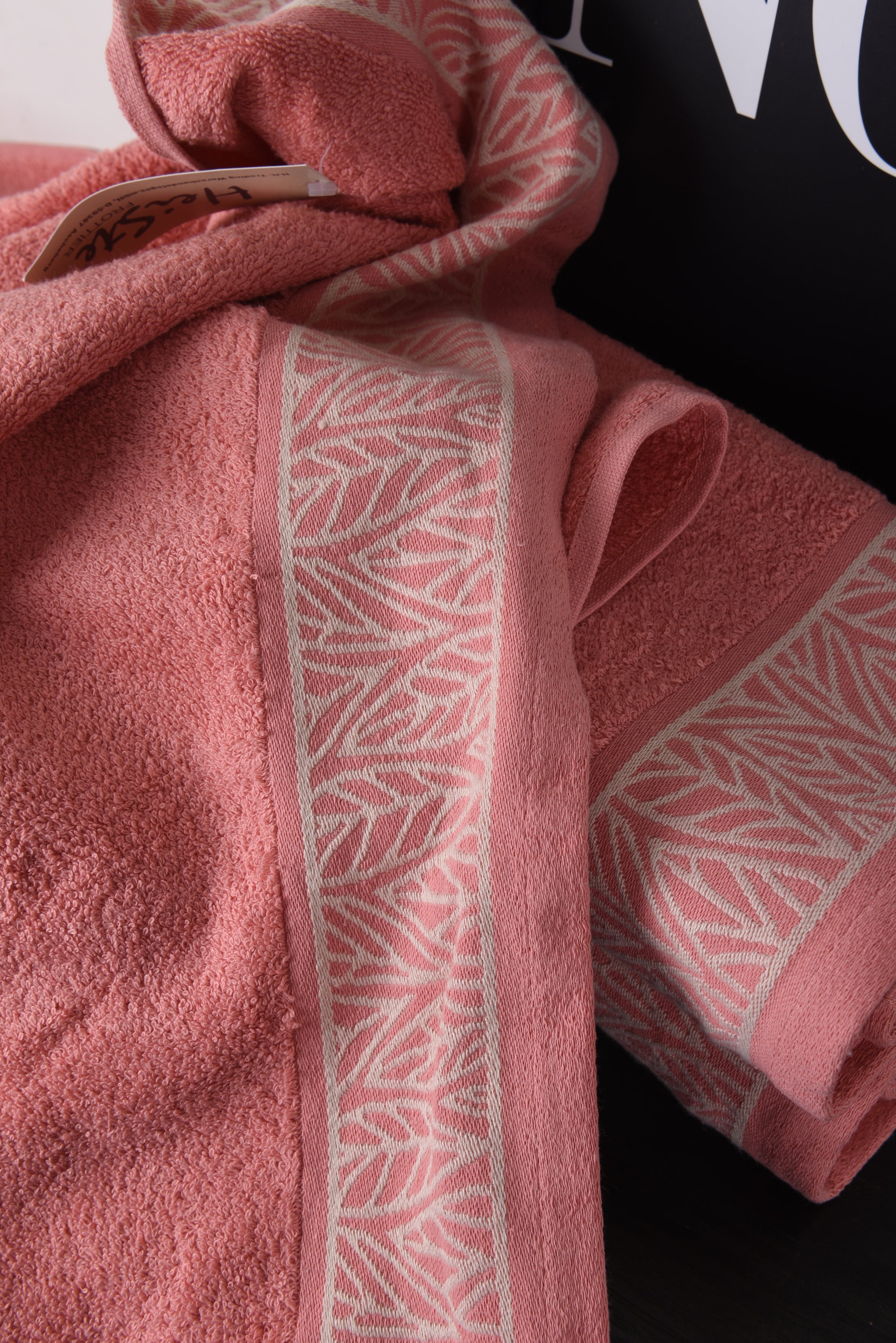 Blushing Jacquard Towel