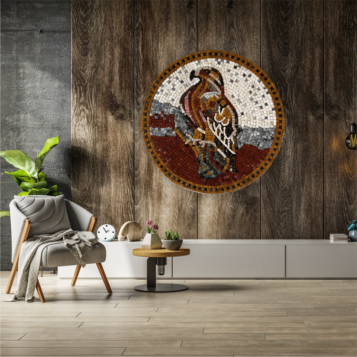 GOLDEN EAGLE - Mosaic By Qureshi's