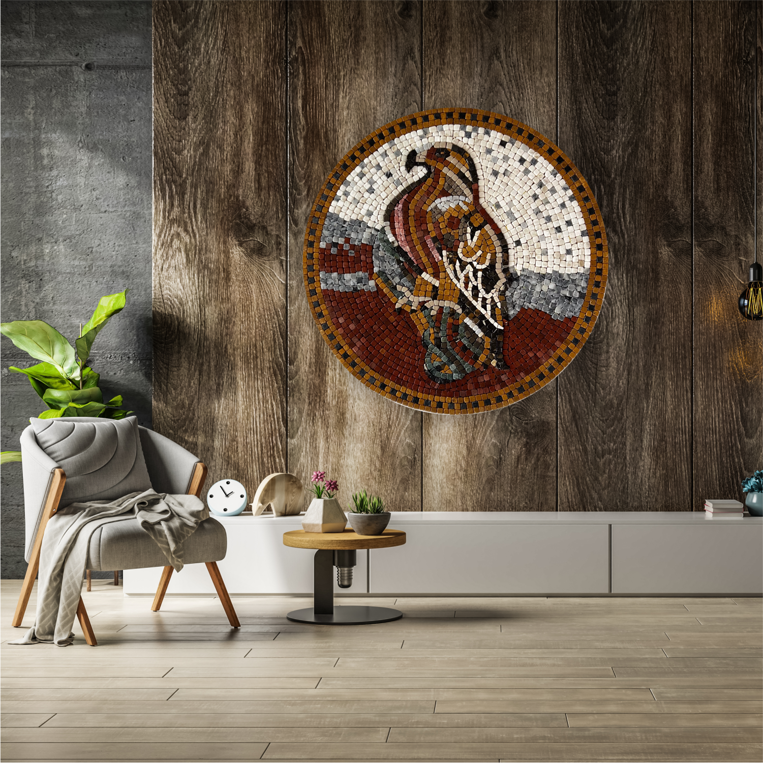 GOLDEN EAGLE - Mosaic By Qureshi's