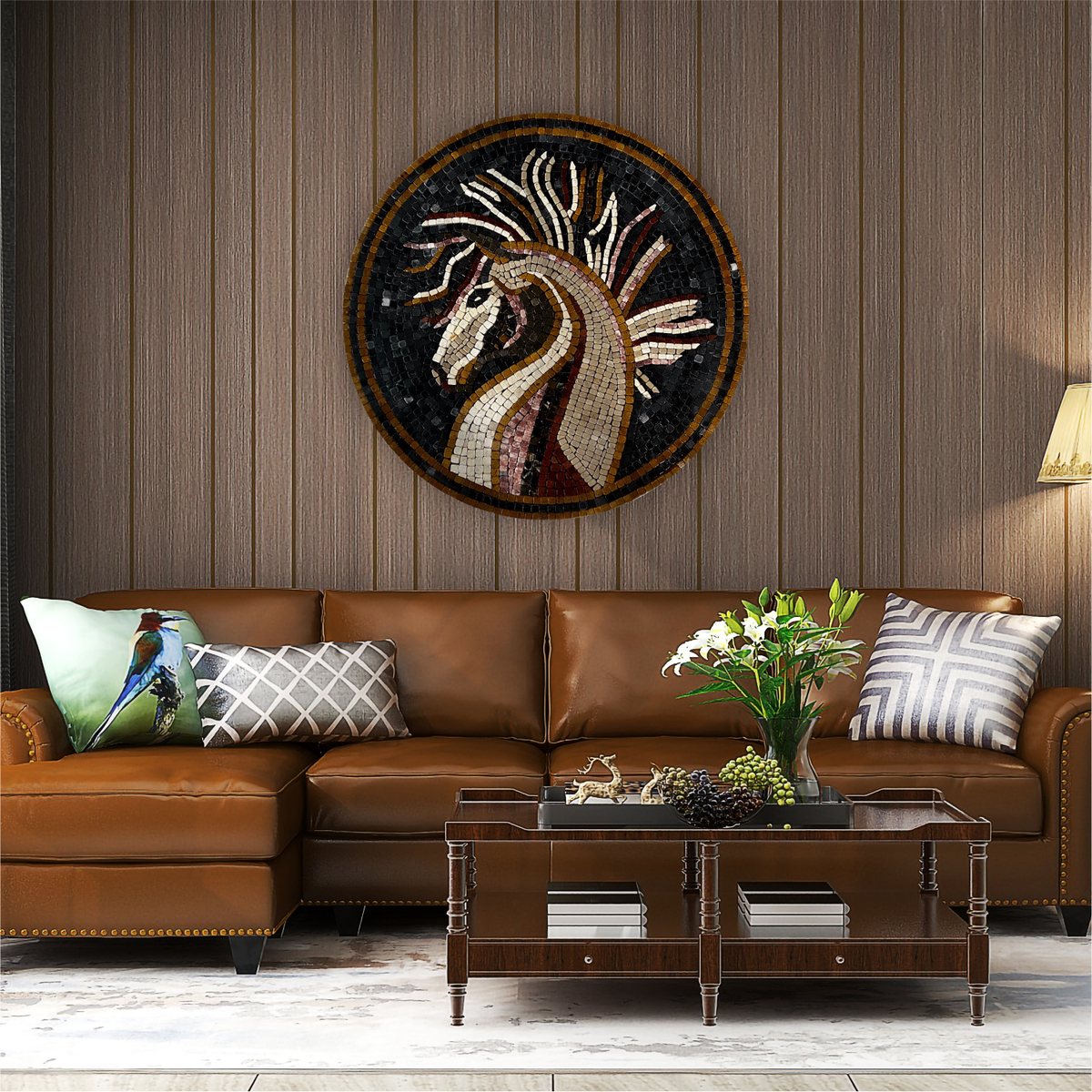 ANDALUSIAN HORSE - Mosaic By Qureshi's