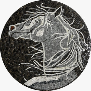 SIGNATURE ANDALUSIAN HORSE - Mosaic By Qureshi's