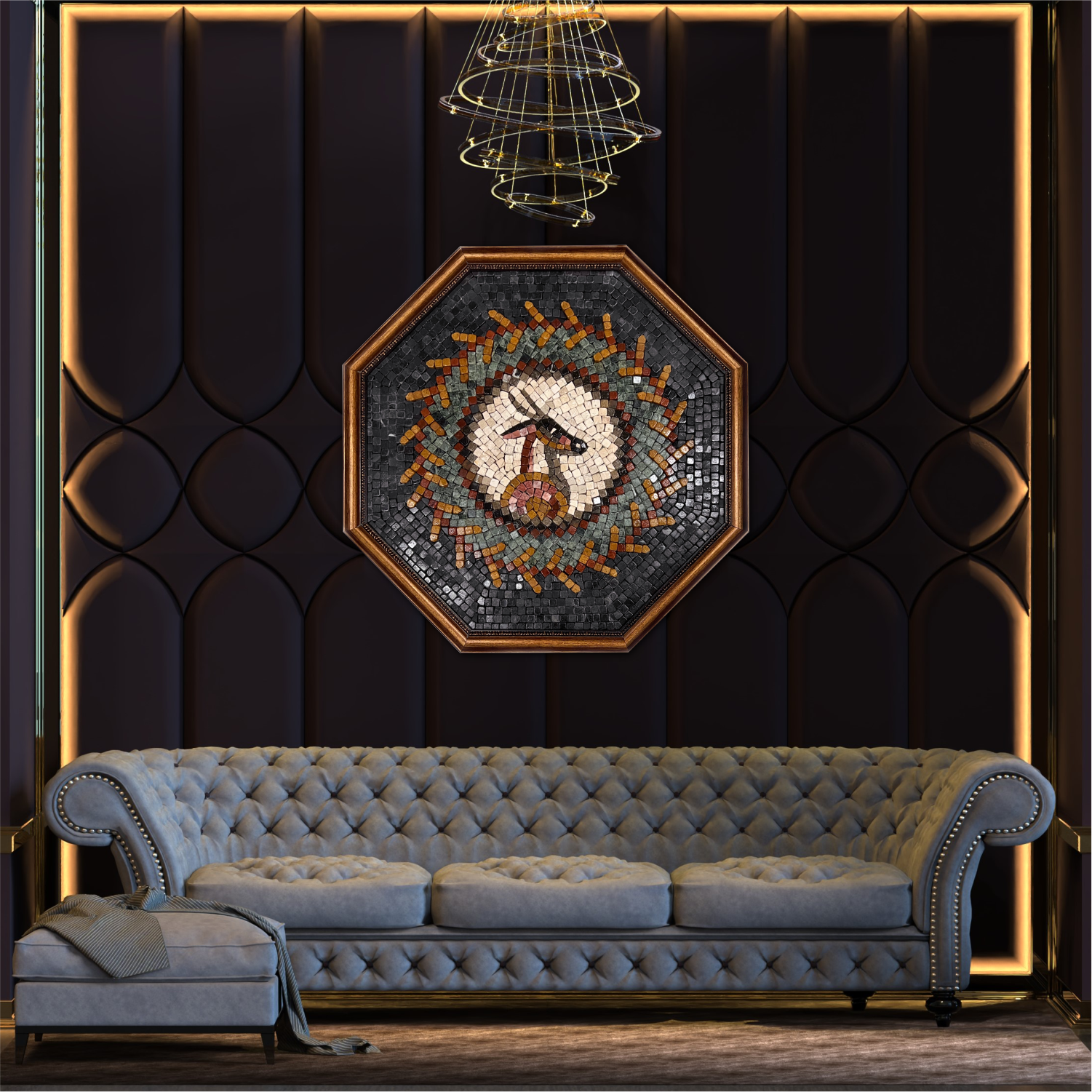 SIBERIAN IBEX BLACK - Mosaic By Qureshi's