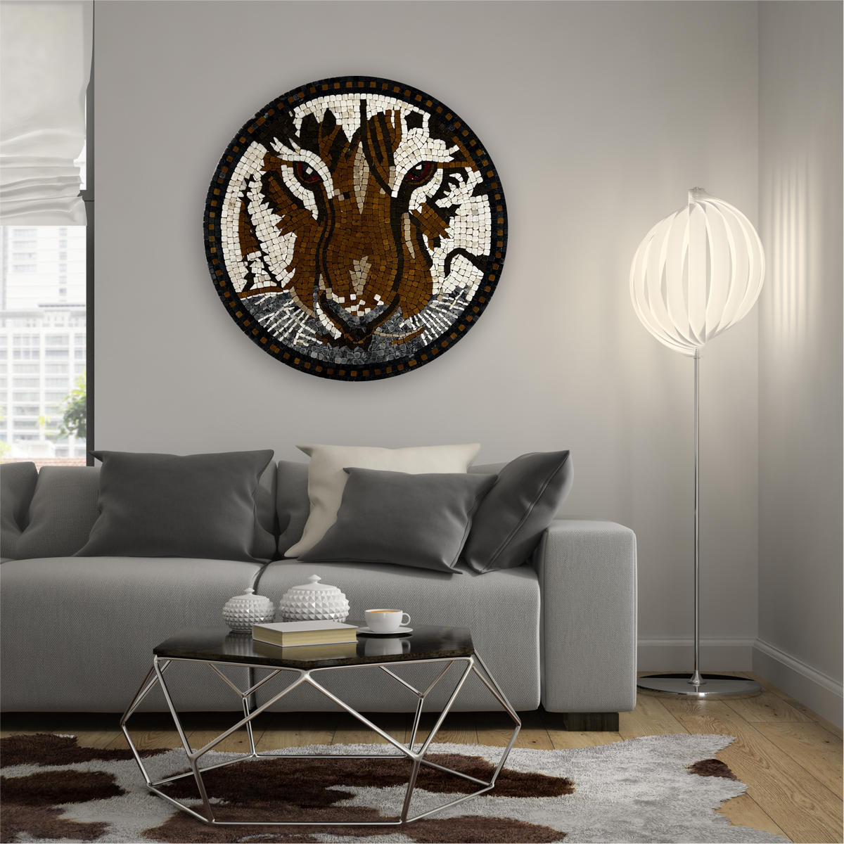 SUMATRAN TIGER - Mosaic By Qureshi's