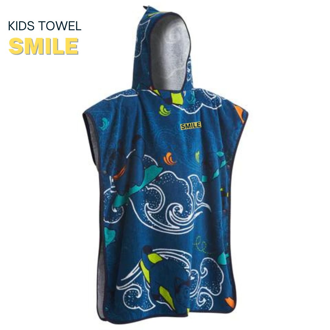 Hoodied Bath Towel For Kids