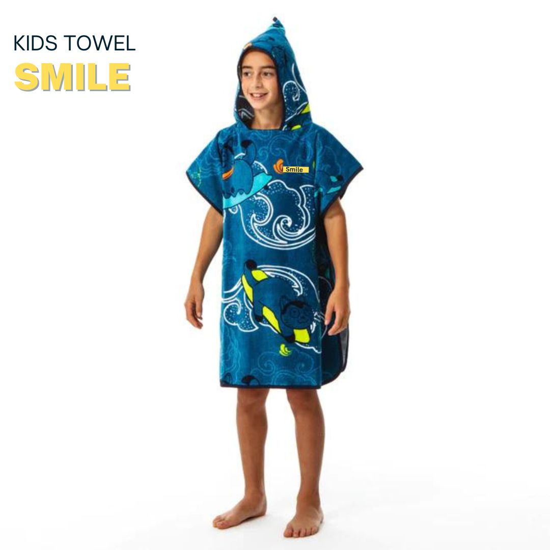 Hoodied Bath Towel For Kids