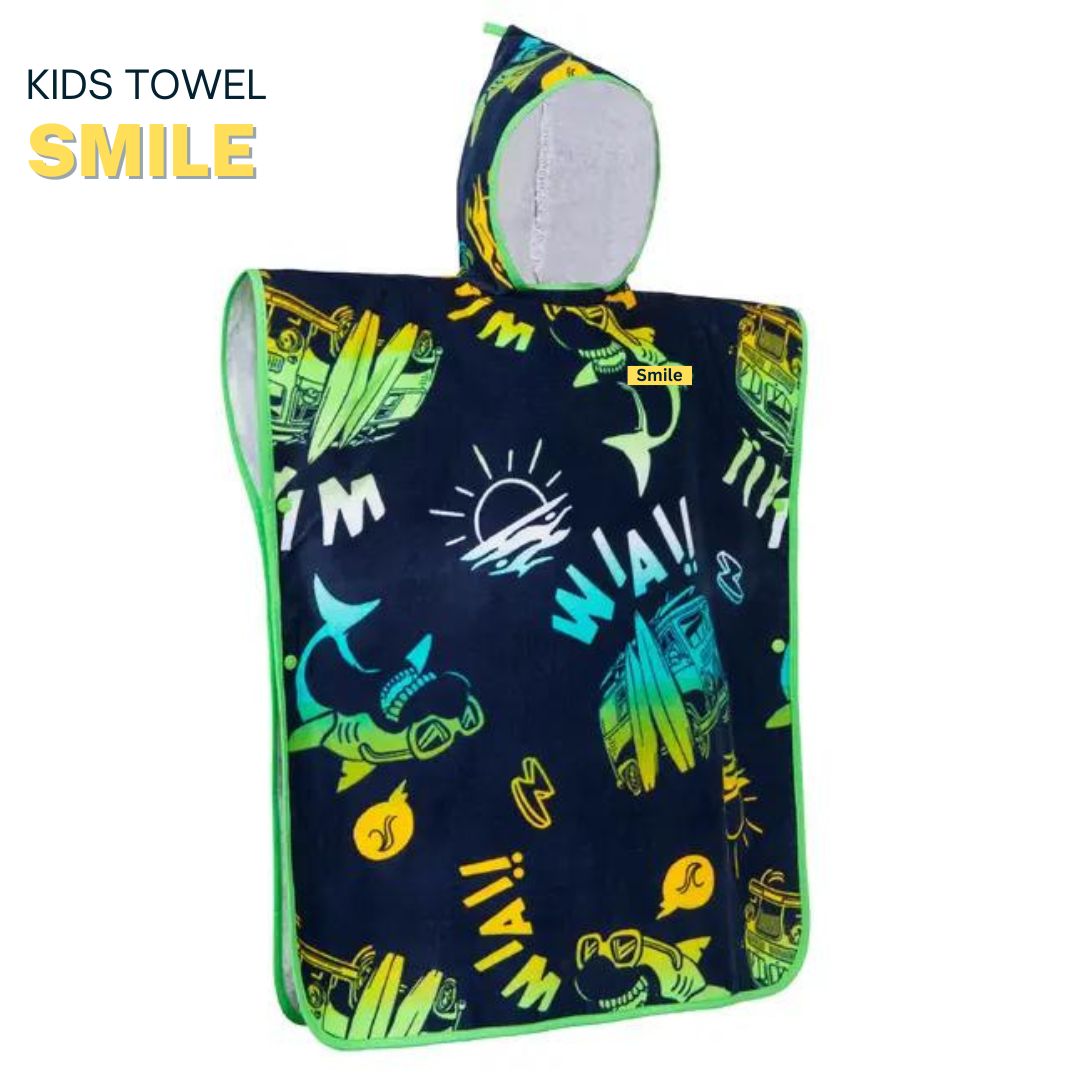 Hoodied Bath Towel For Kids