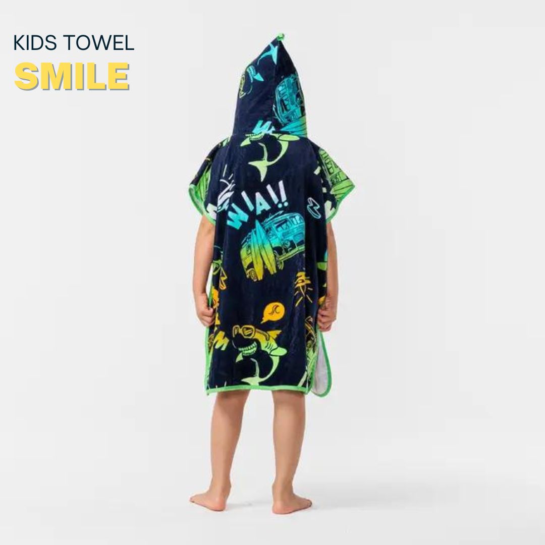 Hoodied Bath Towel For Kids