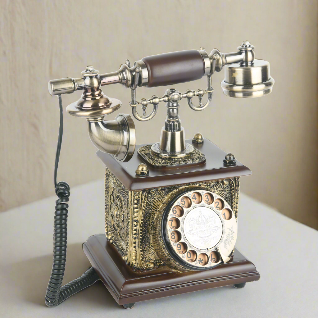 Vintage Stoneware Telephone