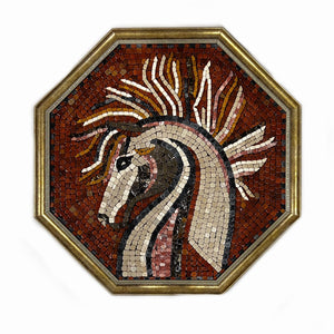ANDALUSIAN HORSE RED - Mosaic By Qureshi's