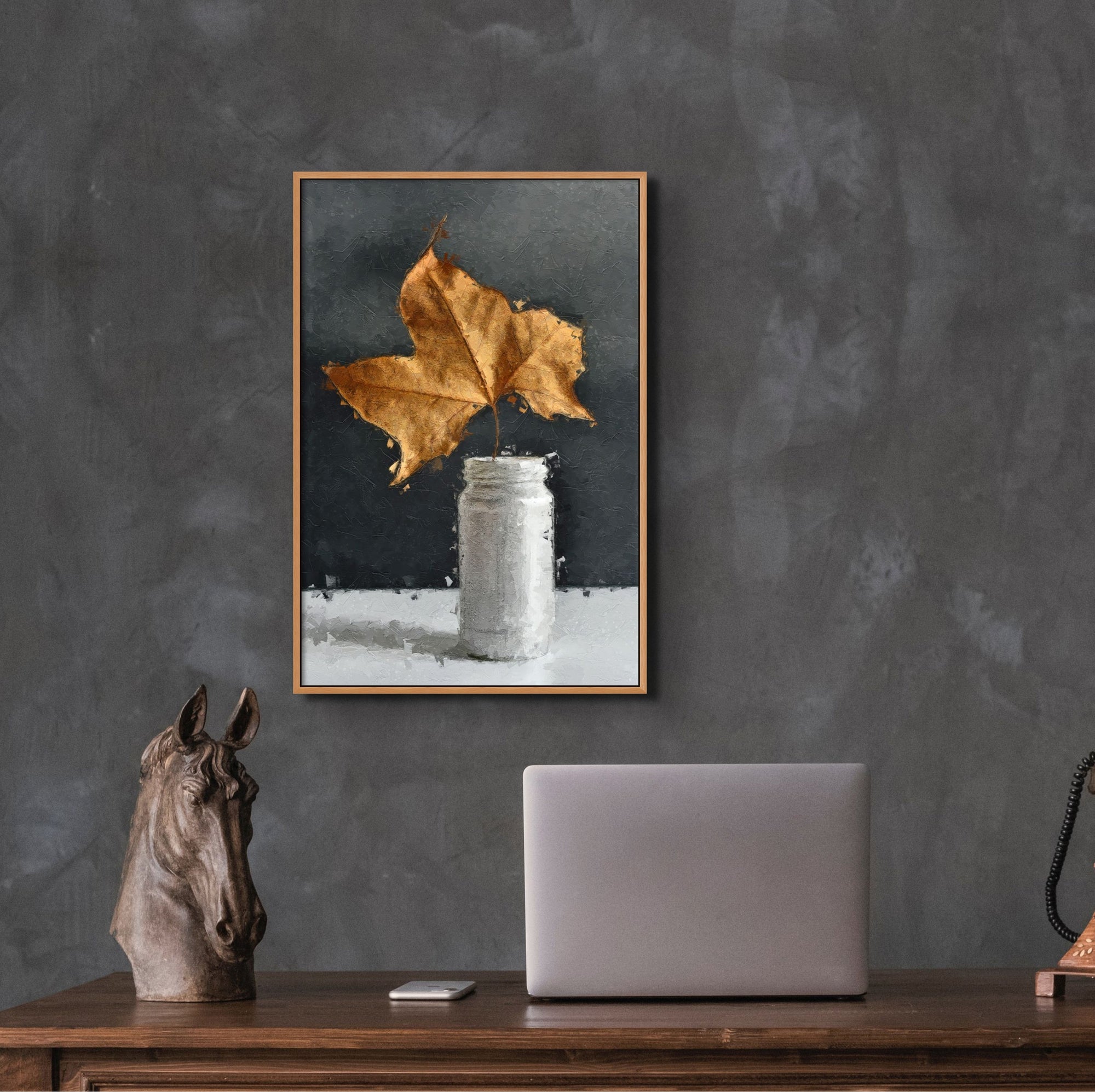 Gold Collection Maple Abstract Art