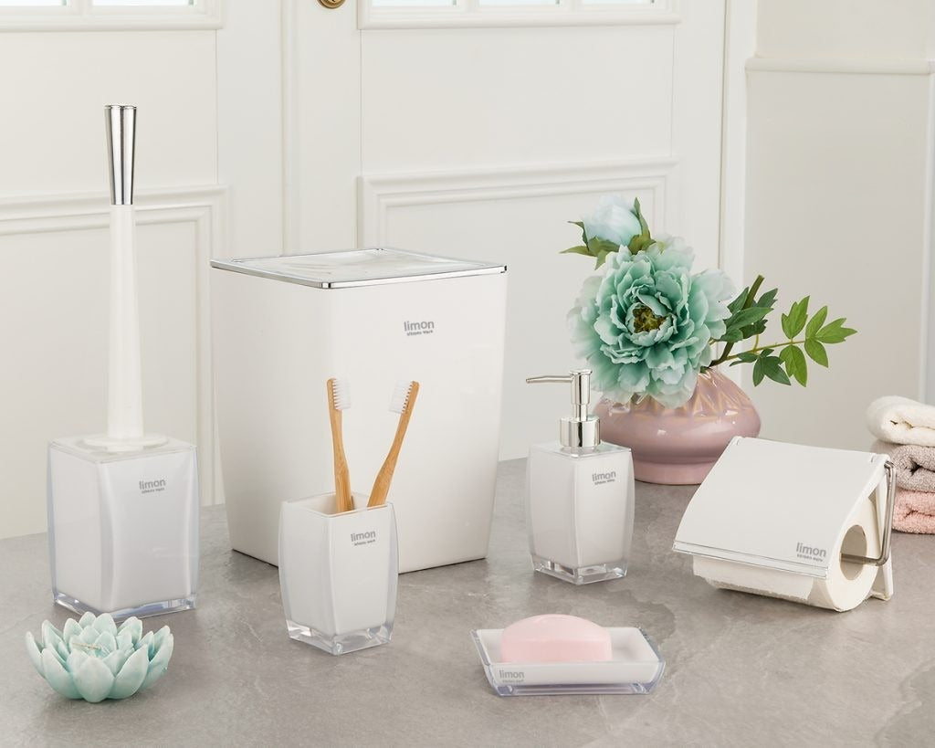 6 Pieces Acrylic Bath Set