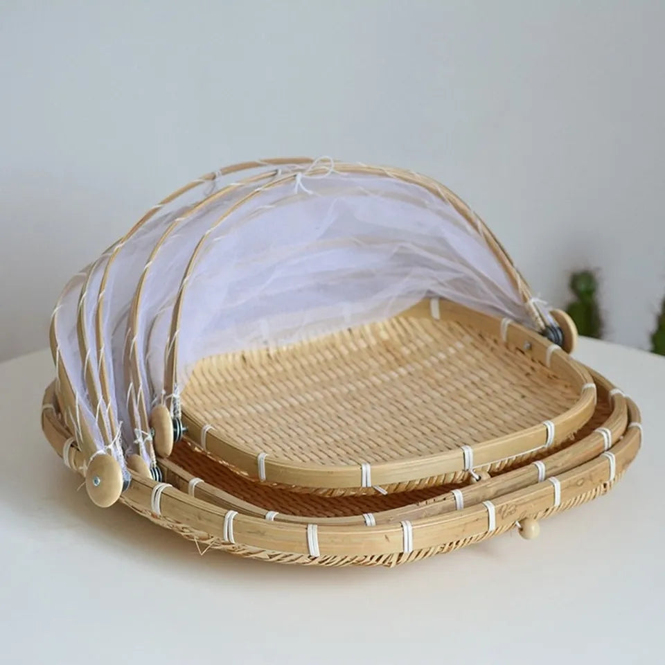 Hand Woven Food Serving Tent Baskets ( 3 Sizes )