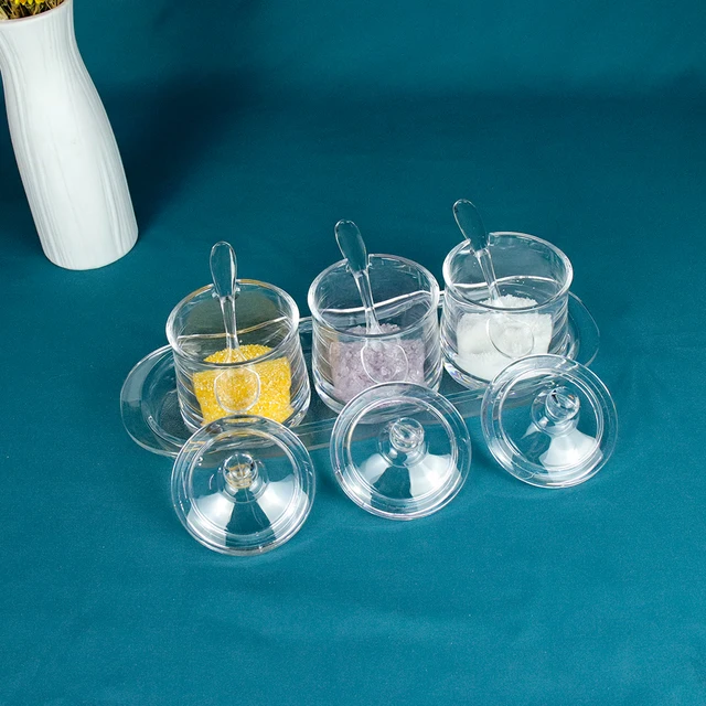 Spice Jars With Tray