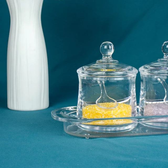 Spice Jars With Tray