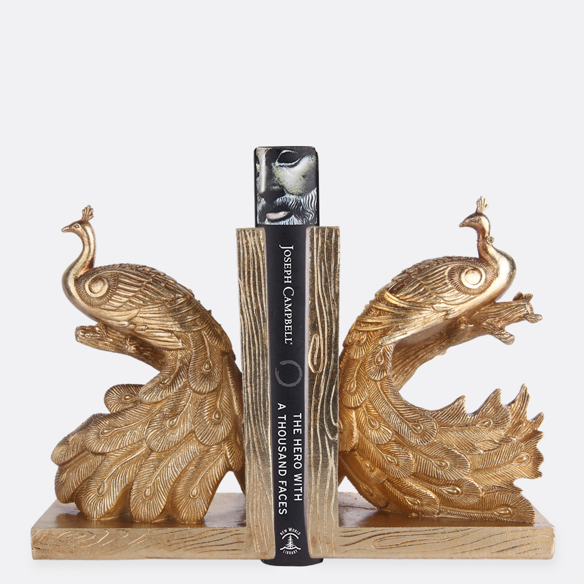 Peacock Bookends