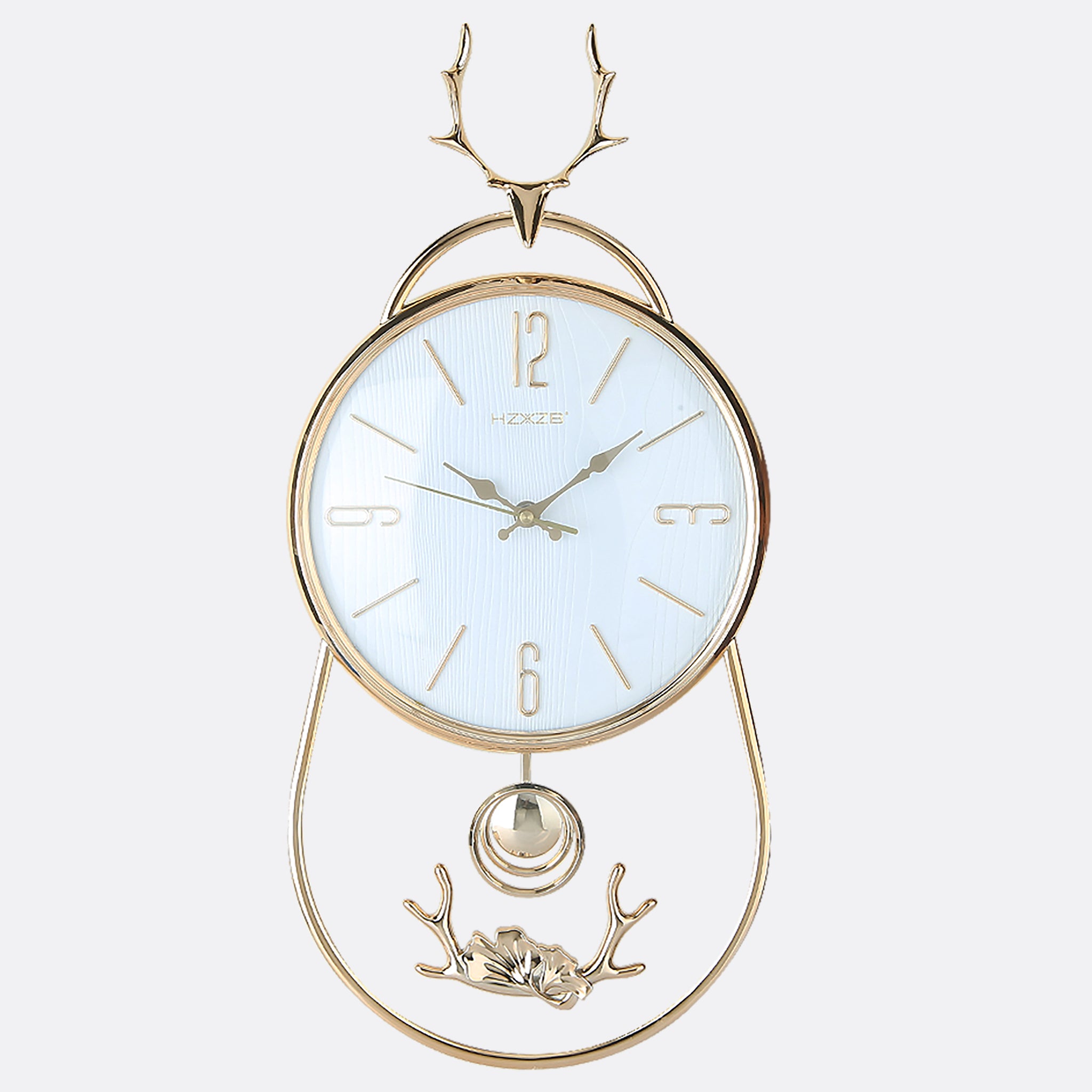 Buck Wall Clock With Pendulum