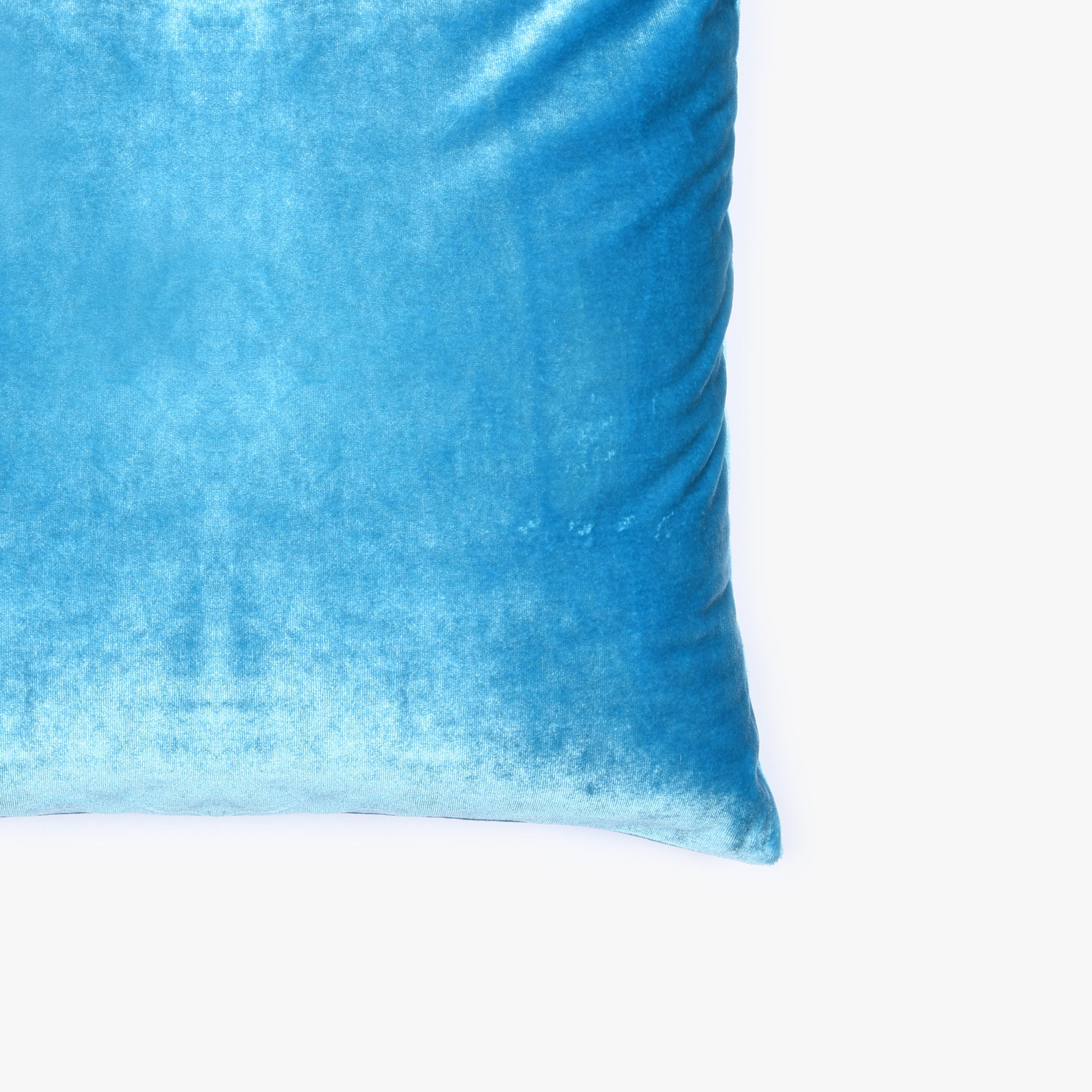 Silky Blue Cushion Cover