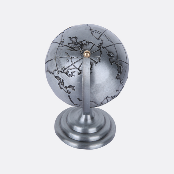 Metallic Map Metal Metallic World Map - Homeobsession